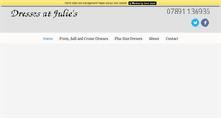 Desktop Screenshot of dressesatjulies.co.uk