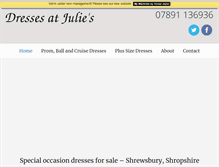 Tablet Screenshot of dressesatjulies.co.uk